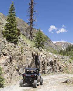 Why the Alpine Loop is best traveled in a Polaris RZR, OHV. Mining history near Durango, Silverton, Ouray, Telluride Colorado. Best off road routes near Durango.