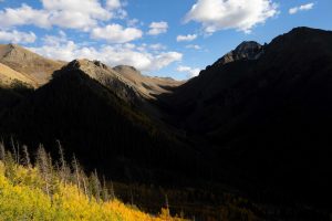 Near Silverton, Colorado in the fall