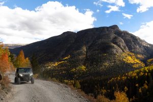 Off roading near Lake City, Colorado in the Fall