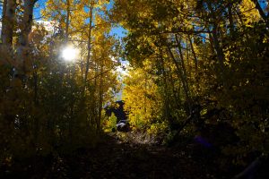 Off-roading in the Fall near Silverton, Colorado